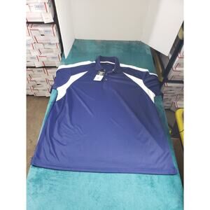 Architect Golf Shirt Size 3 Extra Large Tall Mens Blue Polo Short Sleeve NWT